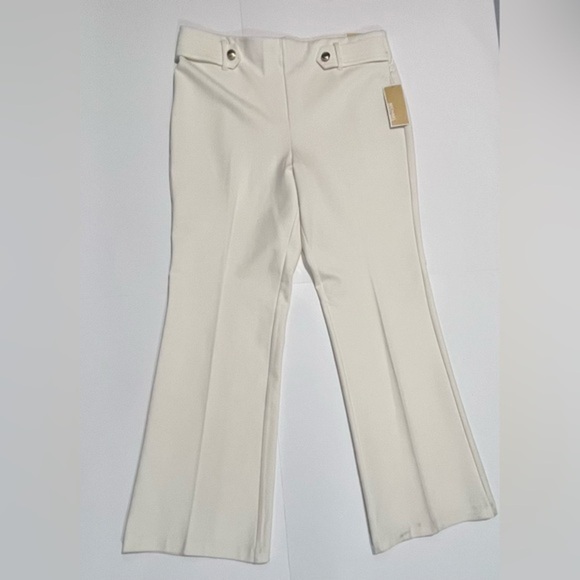 Michael Kors Cream Wide Leg Pants - Picture 2 of 12